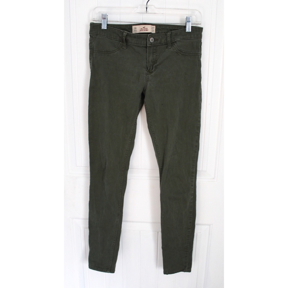 (Sold)Green Hollister Skinny Jeans